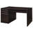 Halston Cappuccino 3-Drawer Office Computer Desk