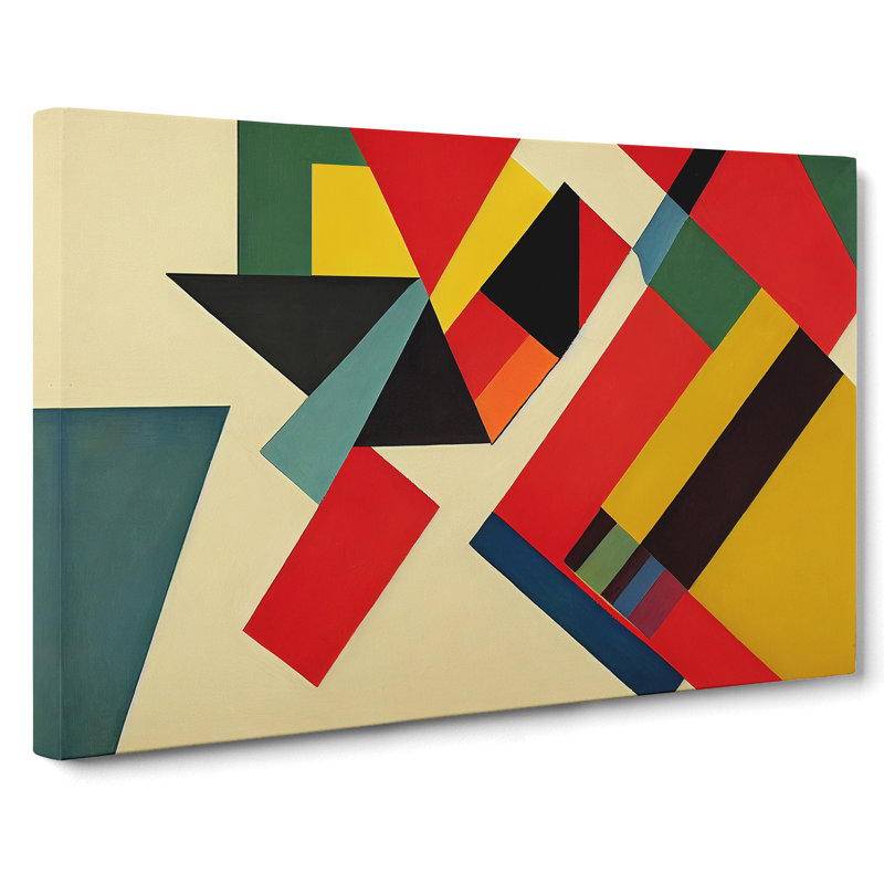 Modern Bauhaus Art Vol.2 Abstract - Wrapped Canvas Print, 35cm H x 50cm W x 3cm D