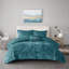 Édredon en velours bleu sarcelle pour lit simple / simple TG-118642767-118642763