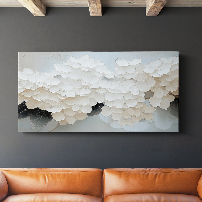 Série botanique-CL III - Toile tendue avec châssis - Prêt à être accroché, H 16 po x l 32 po