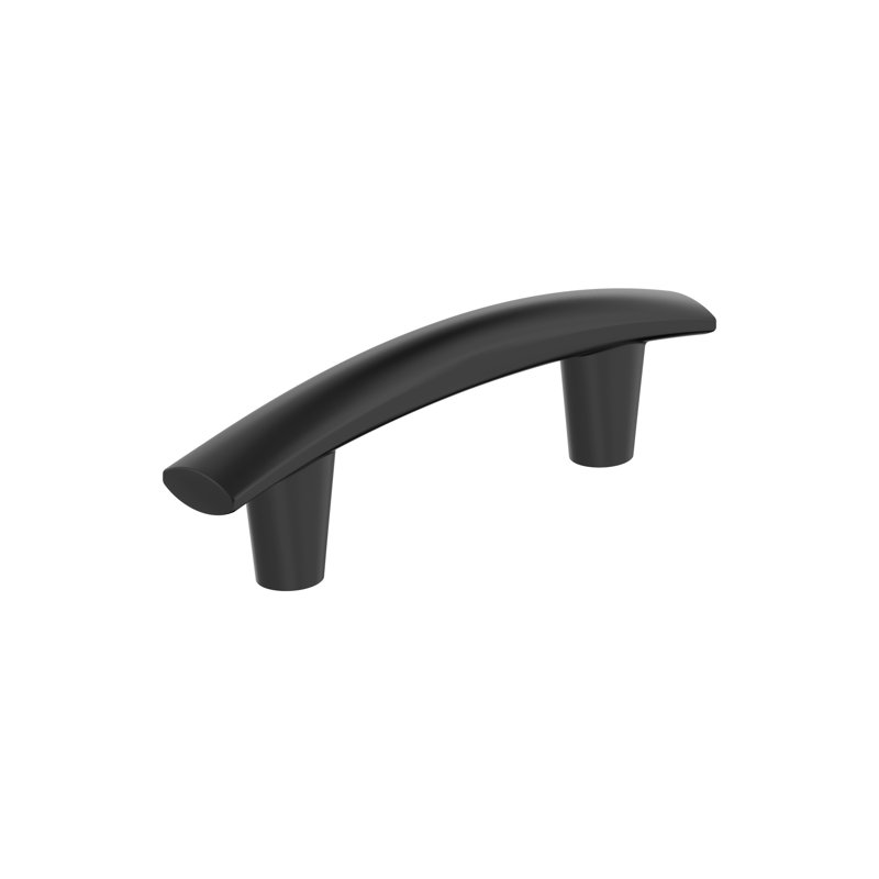 Poignée d'armoire Willow - paquet de 25, 3", Noir mat