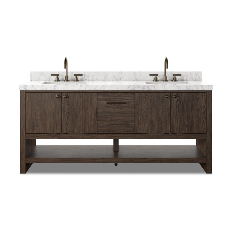 Anthem Double Vanity, Satin Espresso Oak