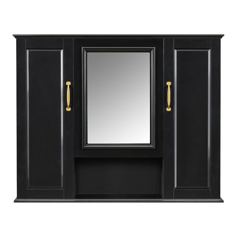 36'' Medicine Cabinet, Black
