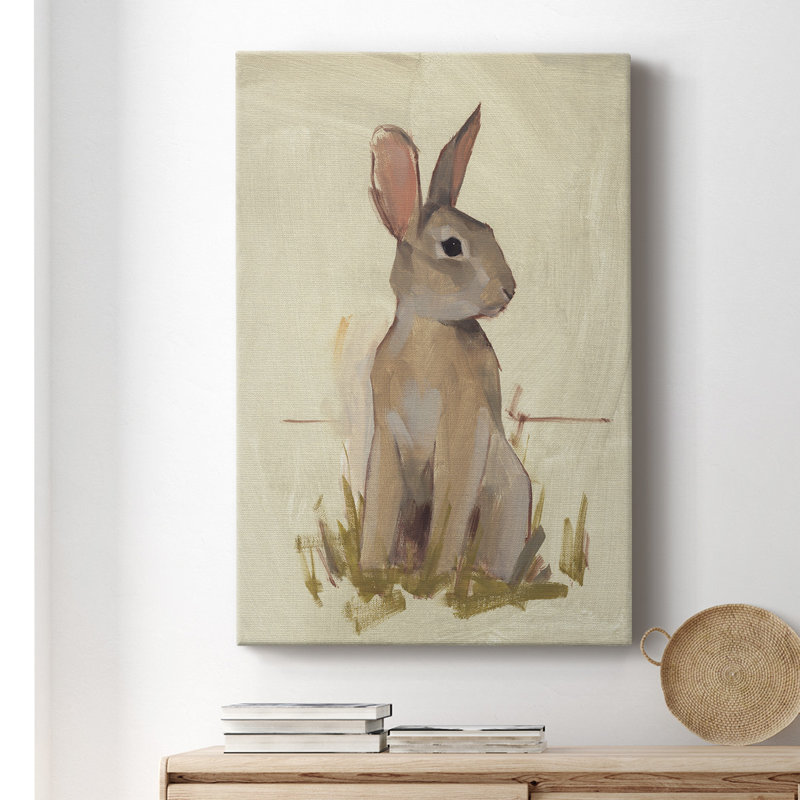 A Sign of Spring I - peinture sur toile tendue, H 27 po x l 16 po x P 1 po
