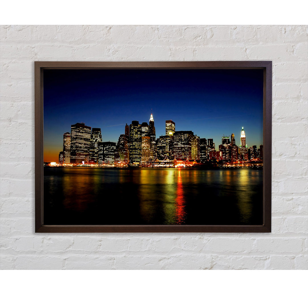 New York City Blick von Jersey - Druck