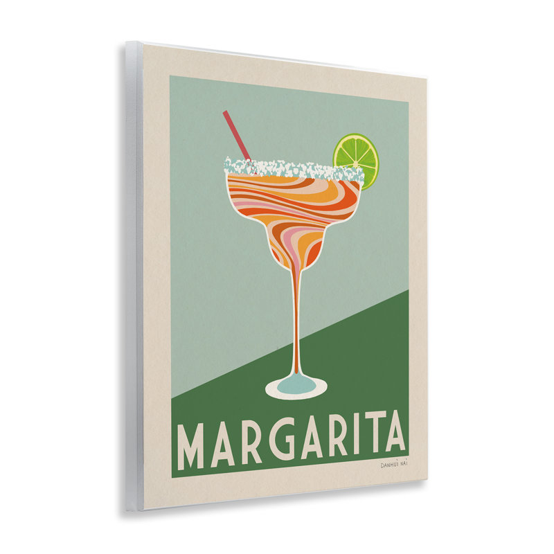  Art rétro sur plaque margarita tourbillonnant par Danhui Nai