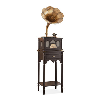 Black+Gold Free Form Solid + Manufactured Wood+Copper Media Players