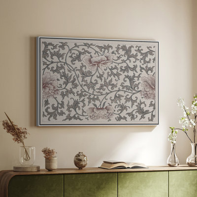 «Vintage Abstract Print-XVII» sur toile