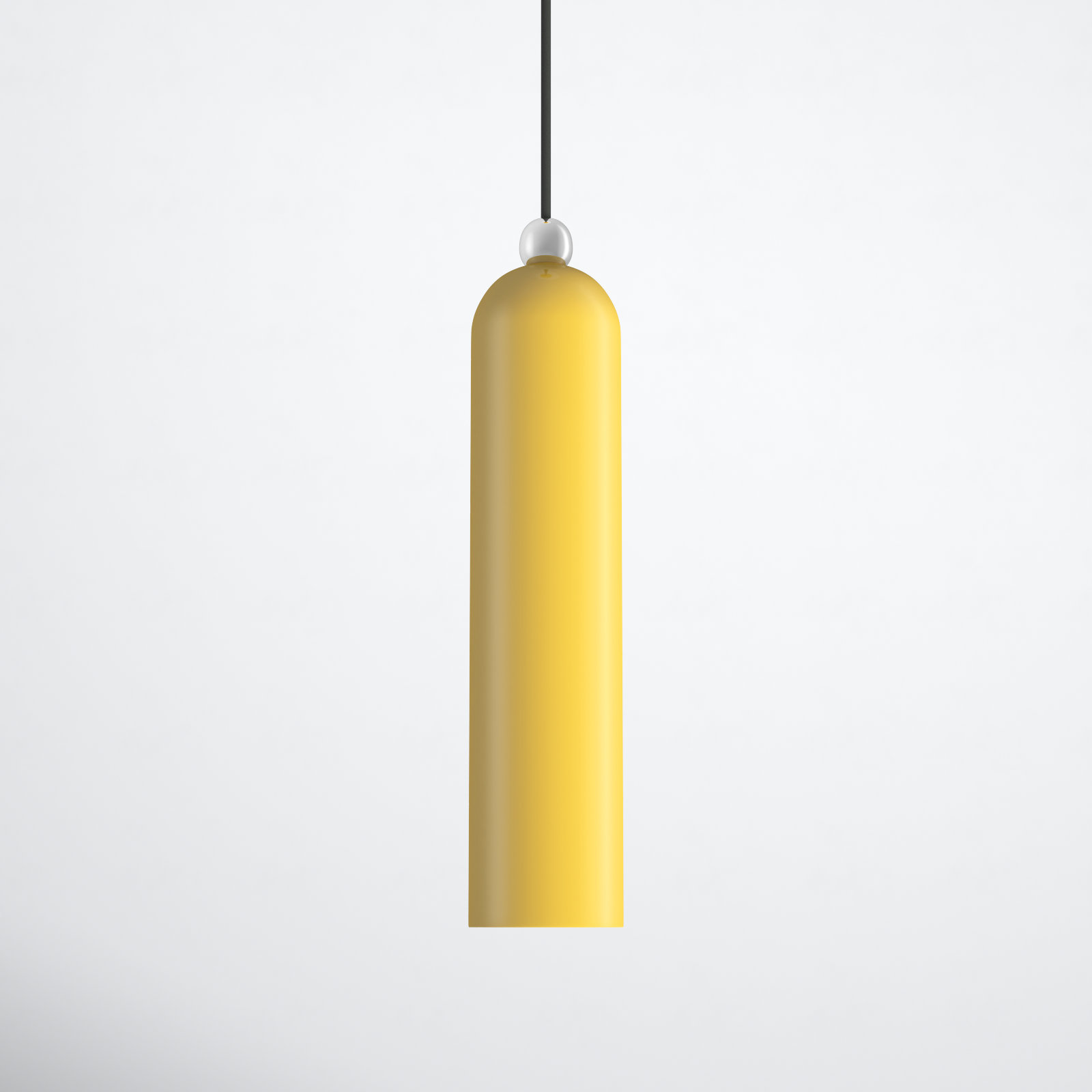 Hanne 1 - Light Single Cylinder Pendant, Shiny Yellow