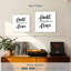 Tergel «Faith Over Fear», typographie