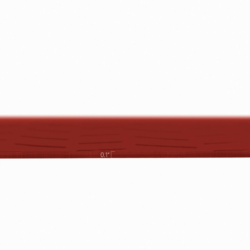 Tapis de garage rouge, L 3,9 pi x L 4 pi