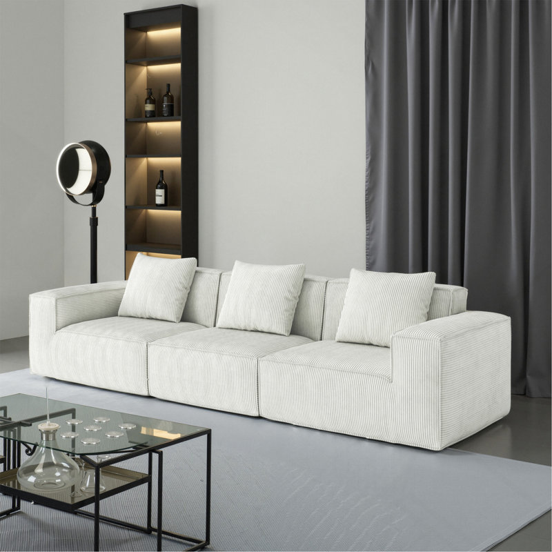 118-Inch Modular Sofa Can Be Converted Into An Oversized Sofa Bed Free Conversion Sofa Set Flexible Configuration
