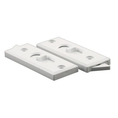 Prime-Line White Plastic Tilt Latch (1 Pair)