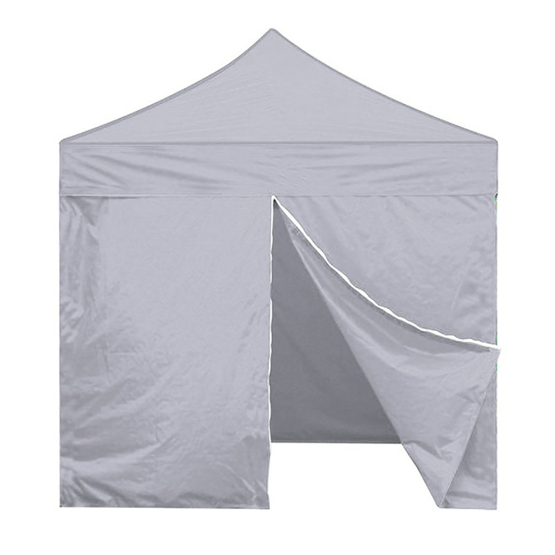 Amber-Lee 96 Ft. W x 180 Ft. D Steel Pop-Up Canopy, Gray, 8ft x 8ft