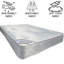 Budget Friendly Orthopaedic Med-Firm Mattress, White Damask Cover and border, Dual Sided, Tufted, 22CM / 9 INCH Deep.-353638923