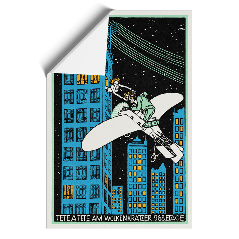 968Th Floor Of A Skyscraper - No Frame Print, 42cm H x 30cm W x 0.1cm D