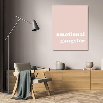 Latitude Run® Straatsma, Leah Gallery Wrapped Canvas Art Titled: Emotional Gangster LS-RC-251A