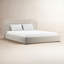 Lit plateforme tapissier Paola beige Napa-1649529162-1649529167