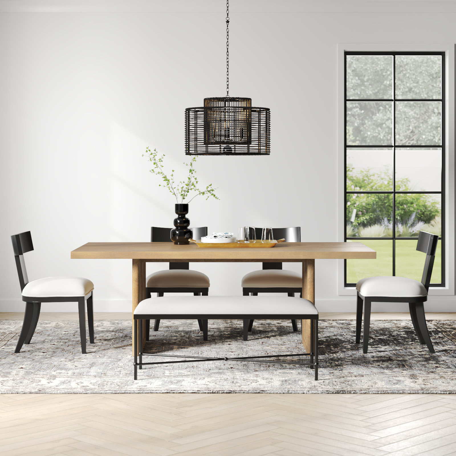 Cinna 84'' Dining Table, Light Brown