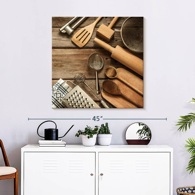 Senne Rustic Cooking Utensils, 30'' H x 30'' W