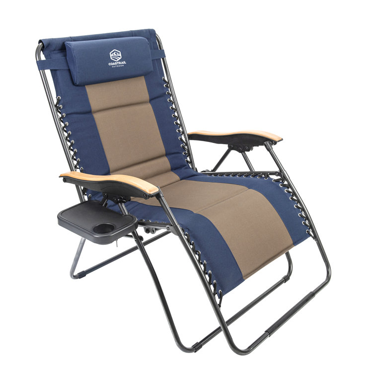 Mudssir Reclining Zero Gravity Chair with Cushion Arlmont & Co. Color: Black