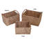 Seagrass 3 Piece Wicker Basket Set