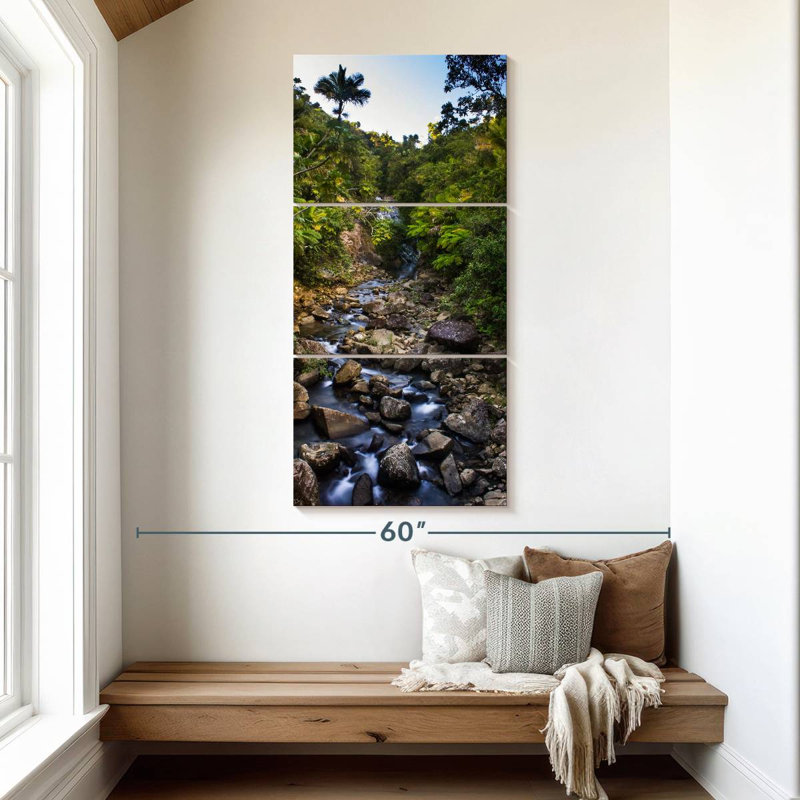 Ruisseau El Yunque, H 52 po x l 24 po