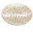 Matrix Gold Set of 6 Plated Canape Plates 6in asst