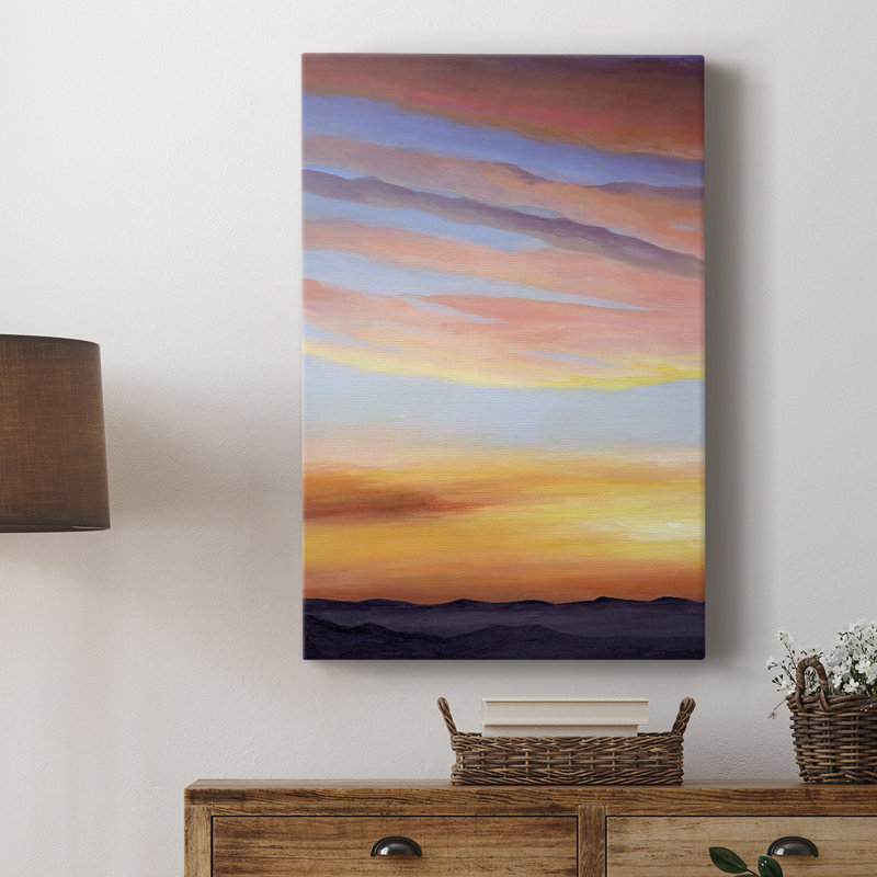 Ignited Dusk I -Custom Wrapped Gallery Cavas
