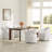 Doley Upholstered Side Chairs with Hidden Casters-598751259