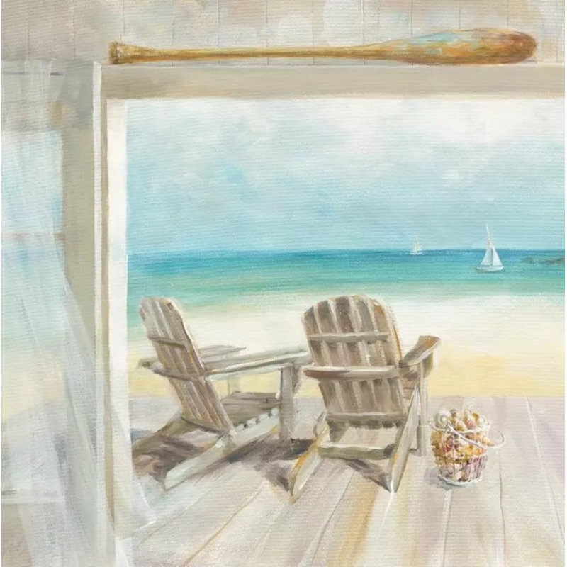 Plage, paysage, aquarelle, papier peint amovible méditerranéen, L 48,96 po x l 75 po