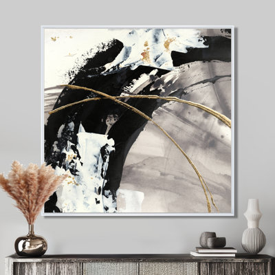Abstrait, art mural sur toile abstraite, impression moderne à l'arc peint Glam I