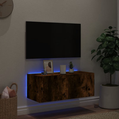 Brittony Unfinished TV Stand for TVs up to 32" with Fireplace Included