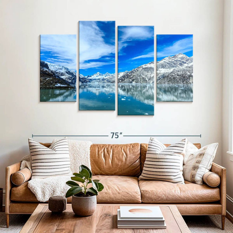 Glacier Bay Mountains, 42" H x 68" W