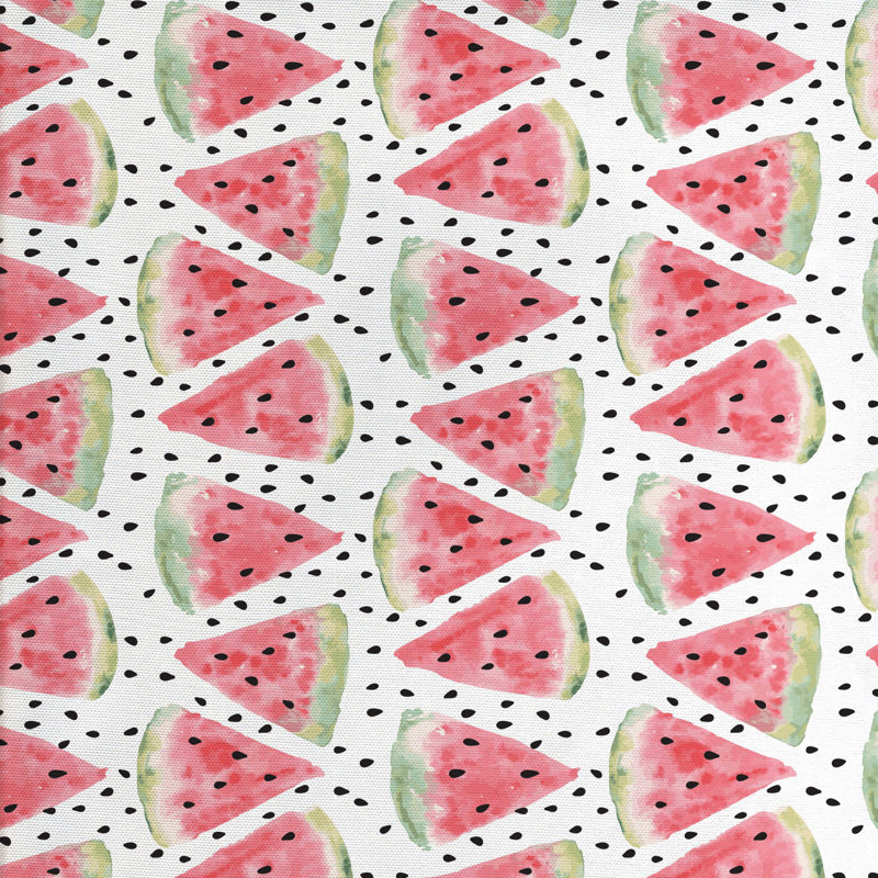Tissu de melon d'eau juteux, H 36 po x l 58 po x P 1 po