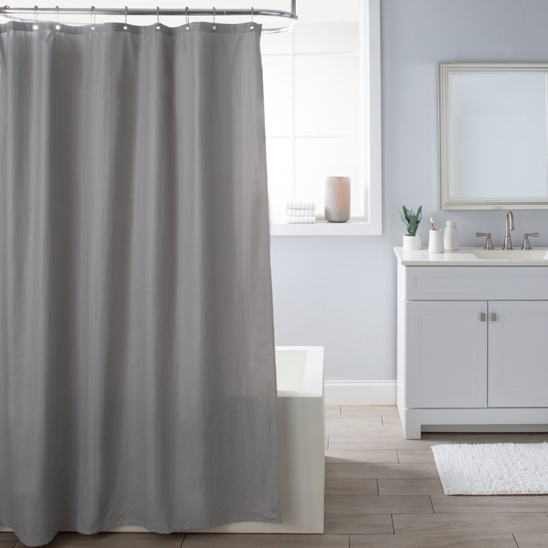 Hertog Shower Curtain, Gray
