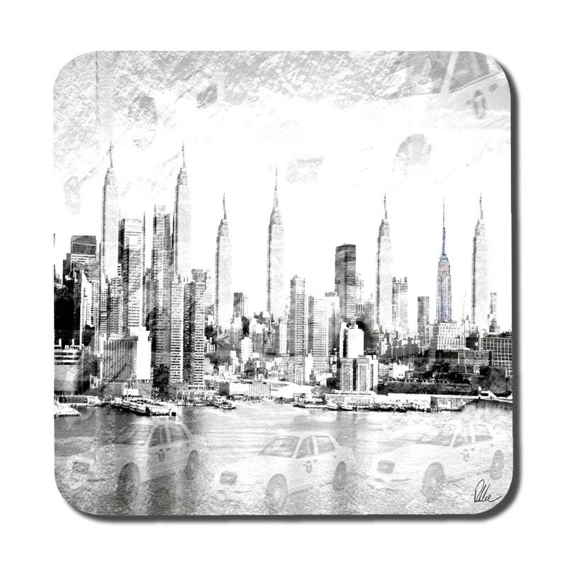 Square 6 Piece Coaster Set