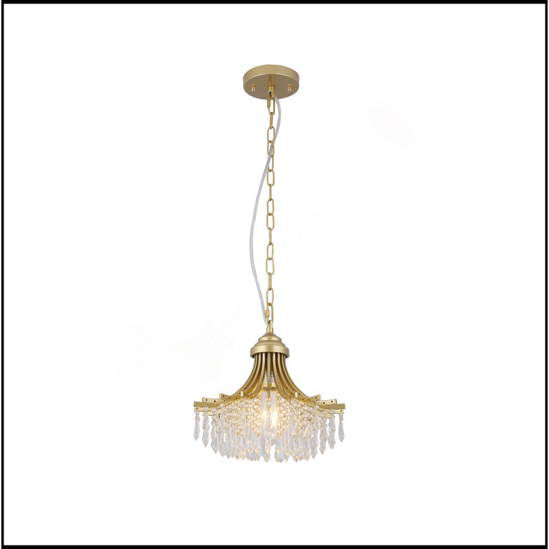 Lustre suspendu 11,75 "Dia X 10" H