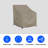 Pack of 2 High Density Waterproof Outdoor Patio Chair Cover, All Weather Protection Patio Deep Seat Chair Cover Protector (Set of 2)-1728694237-1728694236