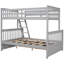 Lit simple superposé simple avec échelle et deux tiroirs de rangement, peu encombrant et polyvalent pour les chambres modernes-1536048043