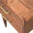 Wood Astor 2-Drawer Nightstand,Brown