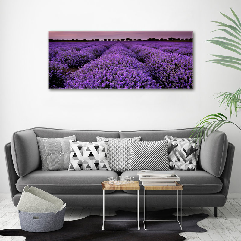 Lavender Field - No Frame Print on Canvas