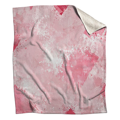 Couvertures roses à texture abstraite