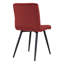 Chaise d'appoint rembourrée en velours Girton-885659787