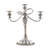 13'' H Pewter Tabletop Candelabra