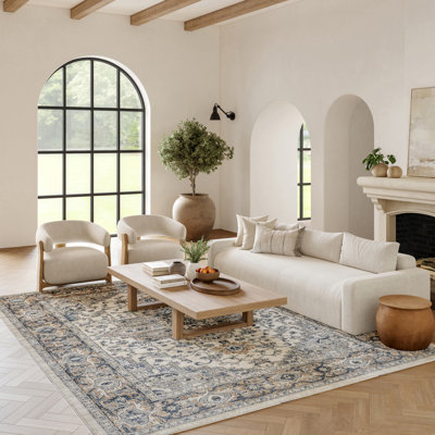  Jurado Oriental Ivory/Gray Area Rug