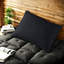 Ensembles de literie en polyester noir confortables et modernes pour la maison