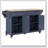 Versatile Kitchen Island with Rubberwood Countertop, Storage Cabinet, and Multiple Drawers for Enhanced Organization and Mobility.-129238291-129238293