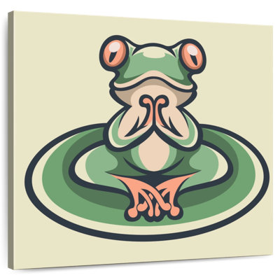 Ketti Funny Yoga Frog
