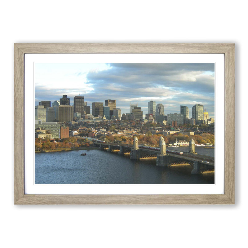 Single Picture Frame Print, Oak
